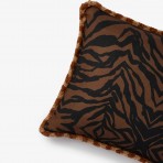 Bonnie and Neil | Cushion 60cm | Zebra Chocolate